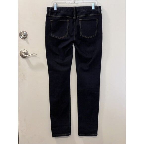 Banana Republic Womens Jeans Skinny Denim Jeans Dark Blue Mid Rise Pants Sz 30 - Picture 5 of 10